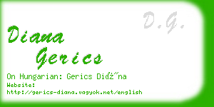 diana gerics business card